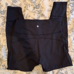 Black lululemon In Movement 25” leggings